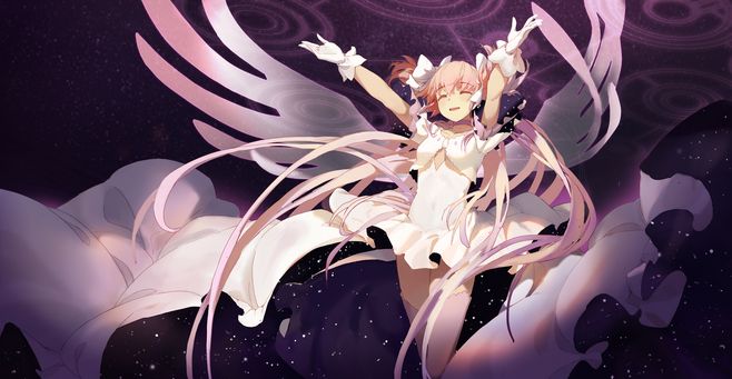 魔法少女小圆 动漫 少女 插画 二次元 唯美