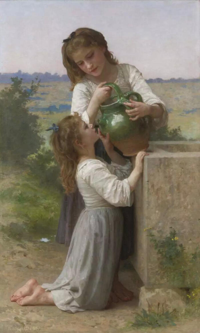 油画丨布格罗 作品威廉·阿道夫·布格罗 william-adolphe bouguereau