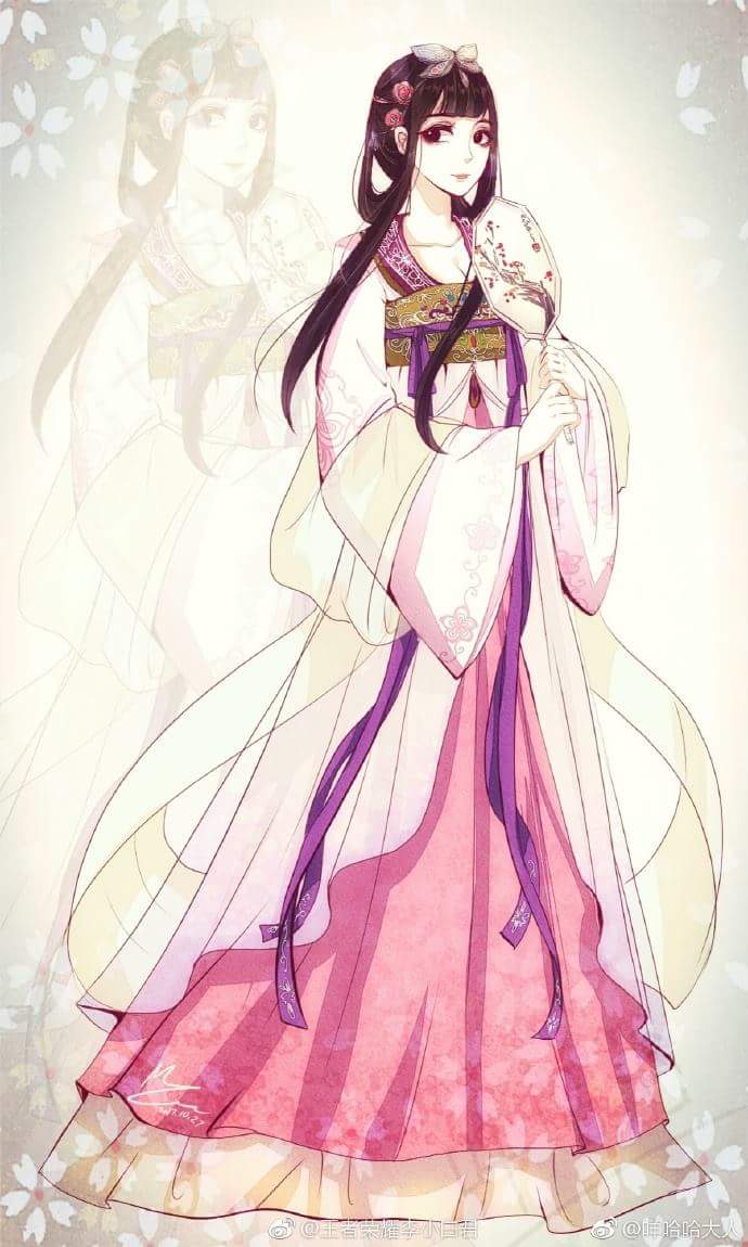 王者荣耀 女英雄 古风装 甄姬