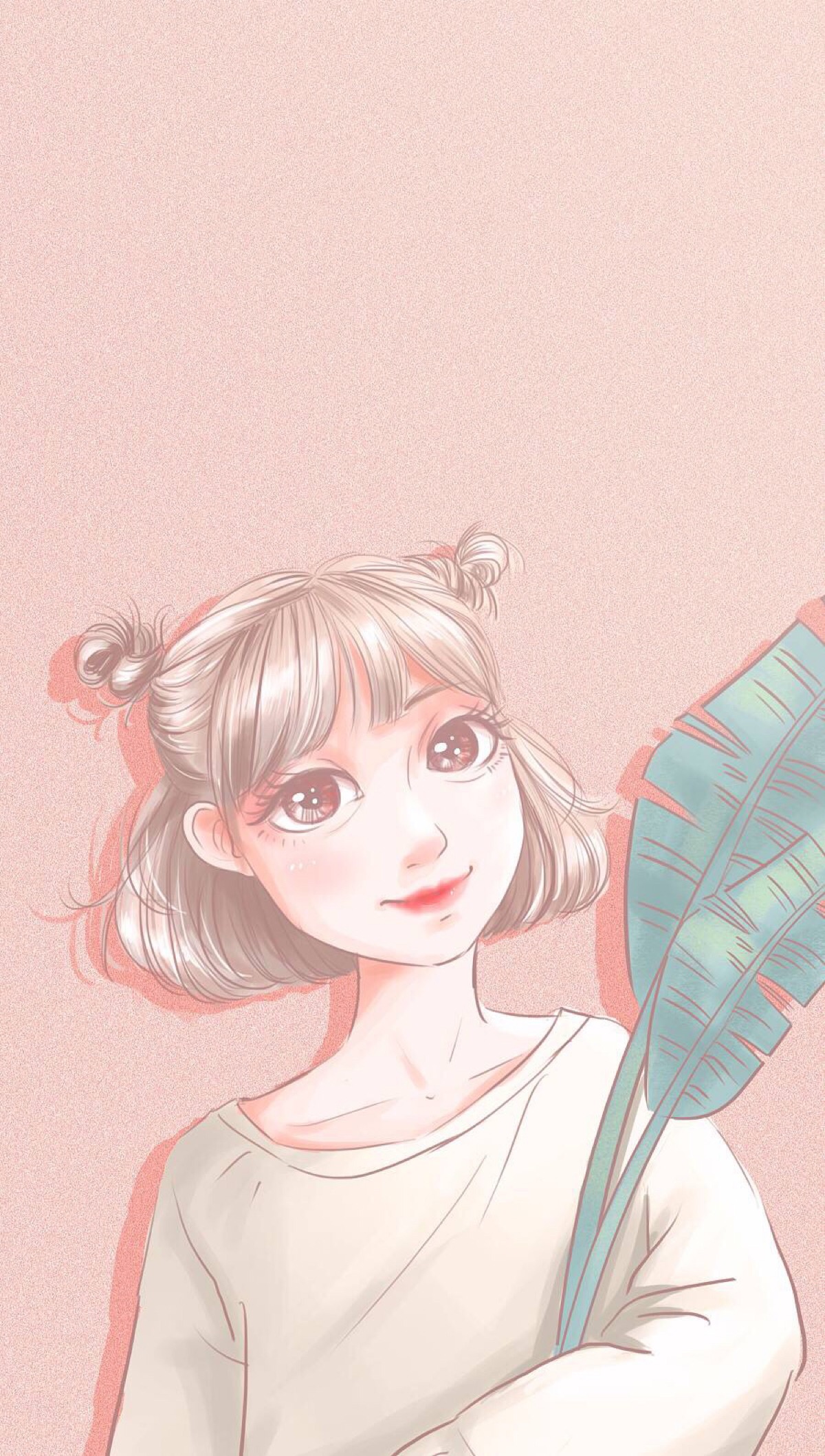 可爱 手绘 卡通 动漫 二次元 萌系 清新 插画 萌妹 森系 文艺 壁纸