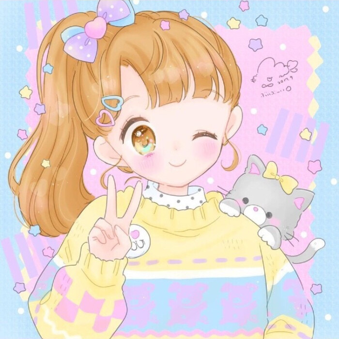manamoko 少女心头像