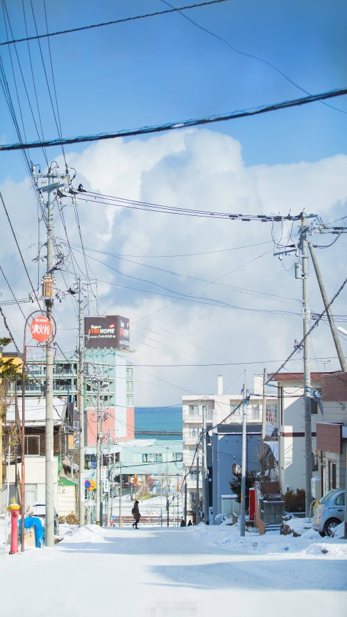 日本雪景小清新