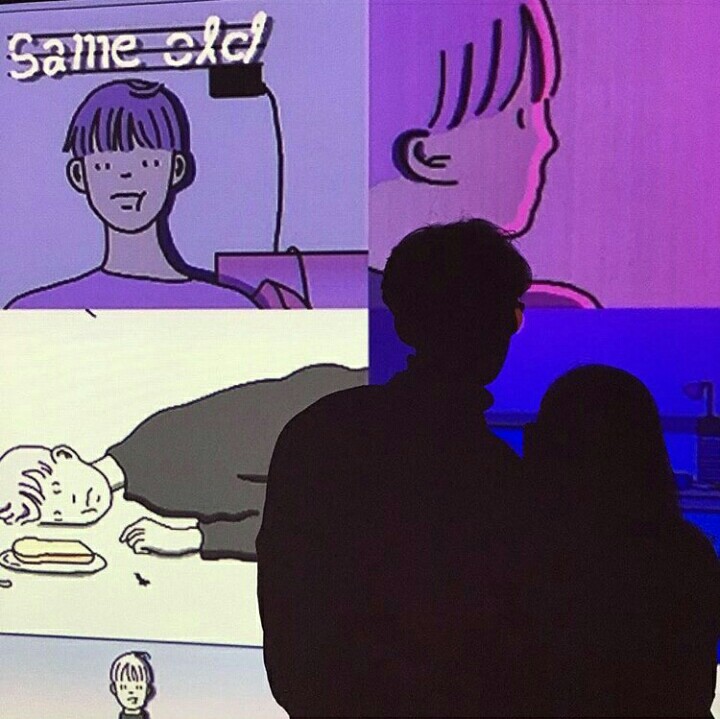 instagram 情侣头像 男ins:quaterafter(原ins:stalkerofmidnight)女