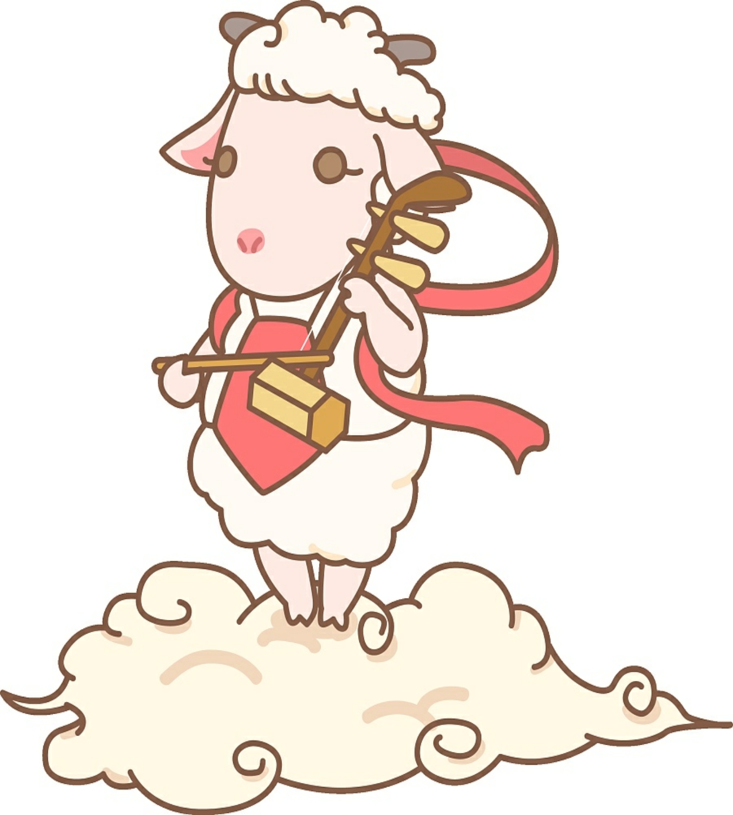 能杰·zid*十二生肖卡通形象设计——羊
