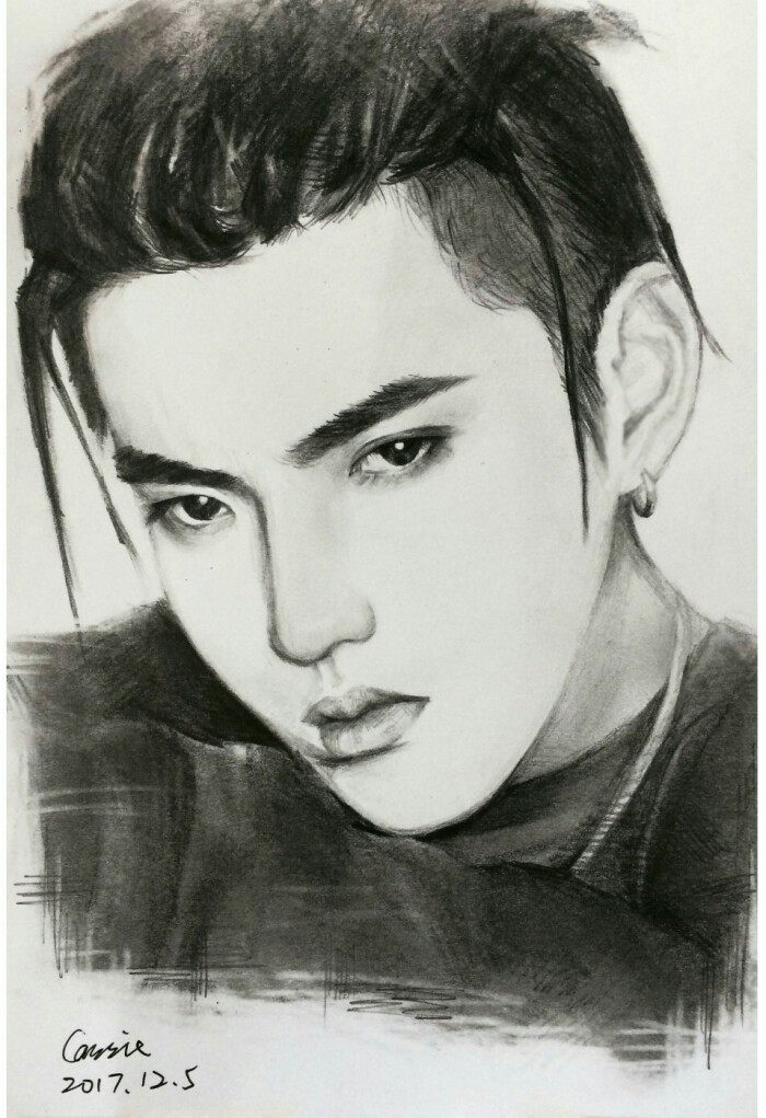 吴亦凡 kris 明星壁纸 男神帅哥 手绘漫画