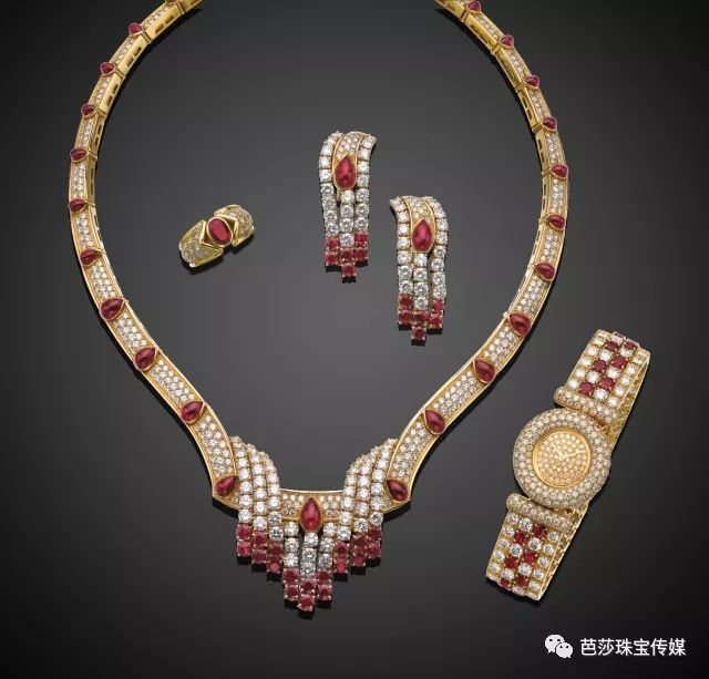 熙琳古董珠宝boucheron宝诗龙1940年代套装.