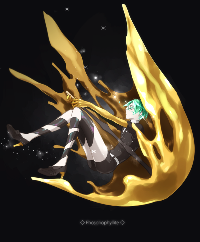 [宝石之国 phosphophyllite磷叶石 法斯(via p站id=17923943)