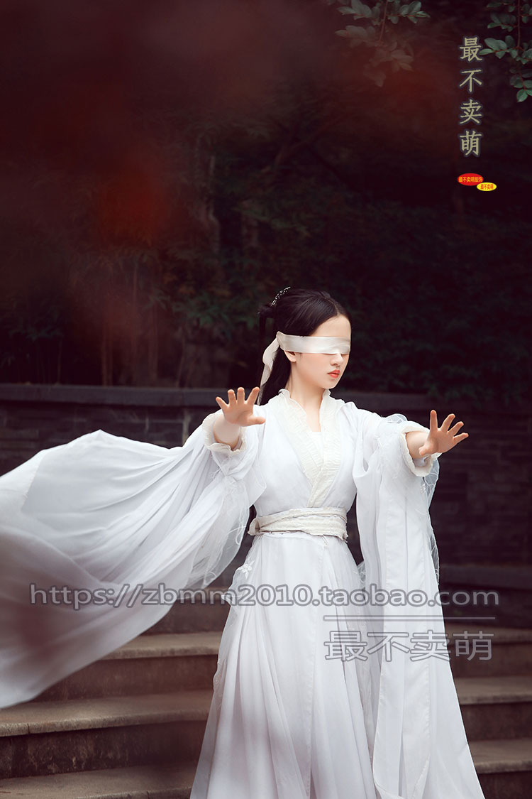 白浅华丽白色古装cos服 白风夕陆雪琪 凤九姜沉鱼叶曦禾 最不卖萌