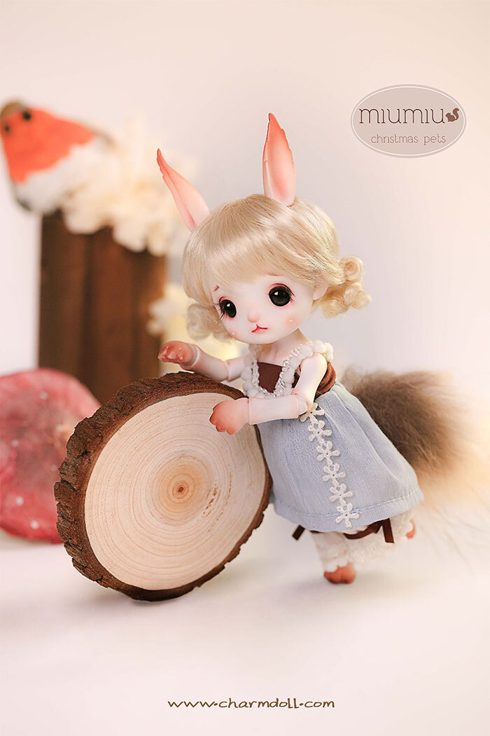 charmdoll cd bjd sd娃娃 小宠 松果 8分小宠 miumiu