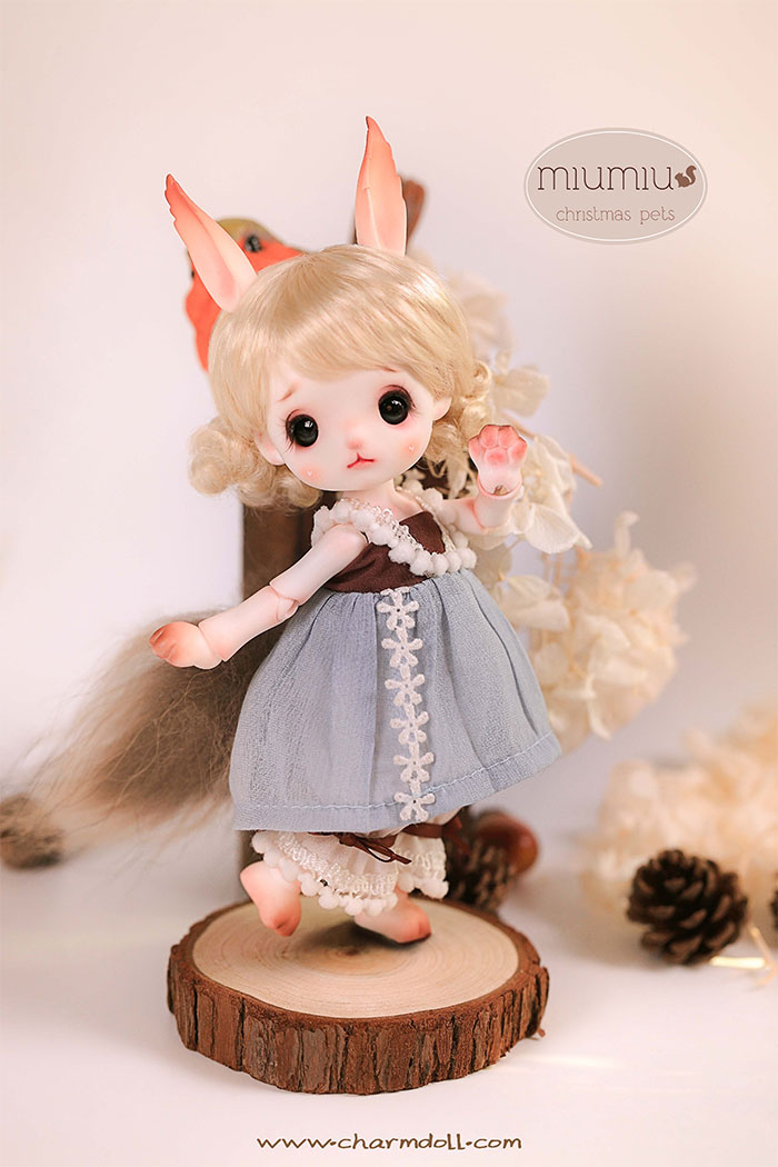 charmdoll cd bjd sd娃娃 小宠 松果 8分小宠 miumiu