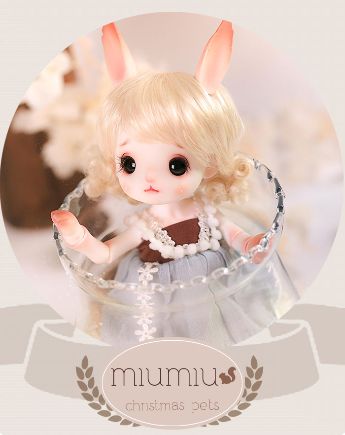 charmdoll cd bjd sd娃娃 小宠 松果 8分小宠 miumiu