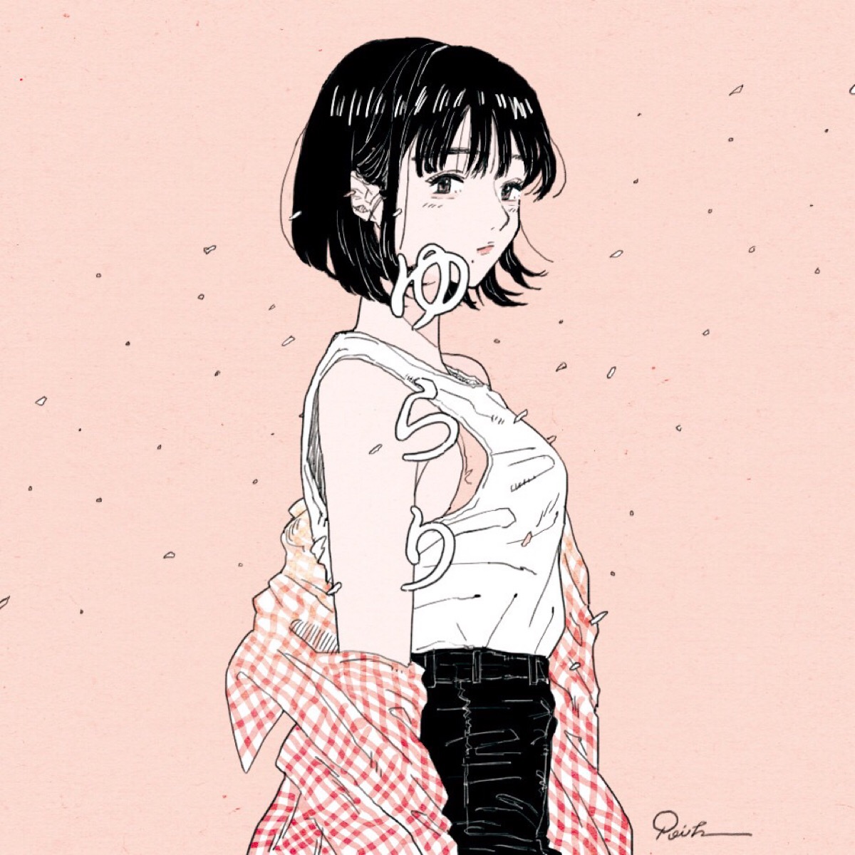 头像 动漫 插画 另类 独特 少女