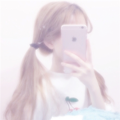女生头像手机遮脸