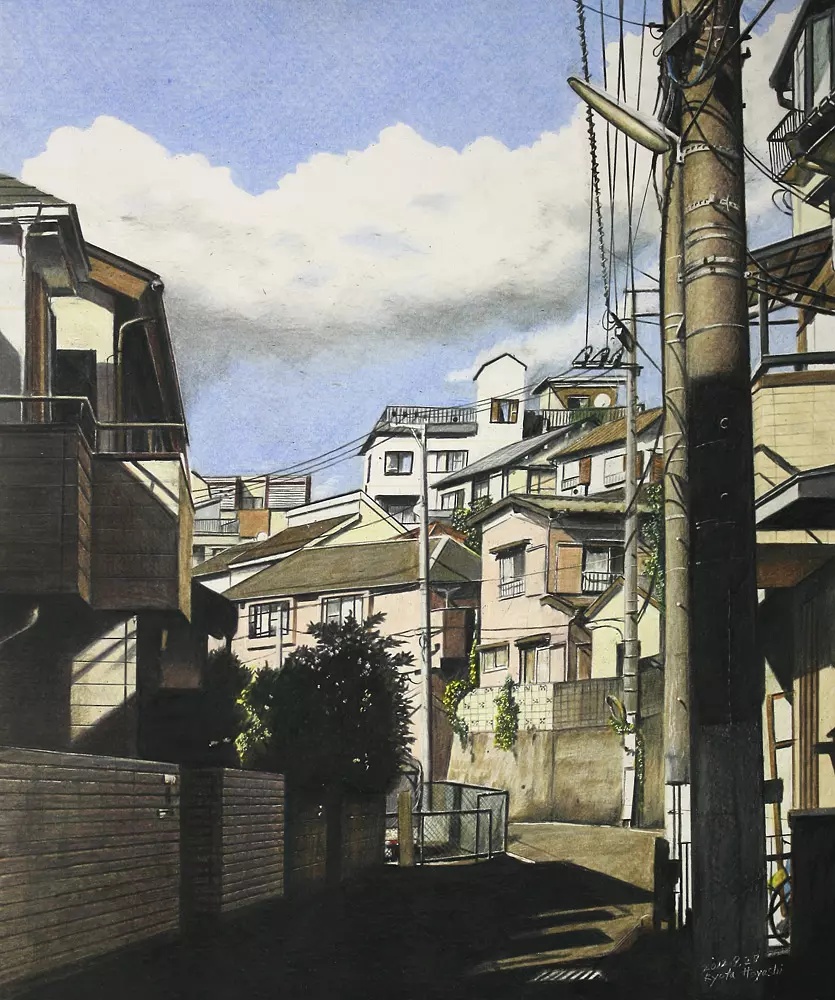 日本插画家ryota hayashi彩铅作品