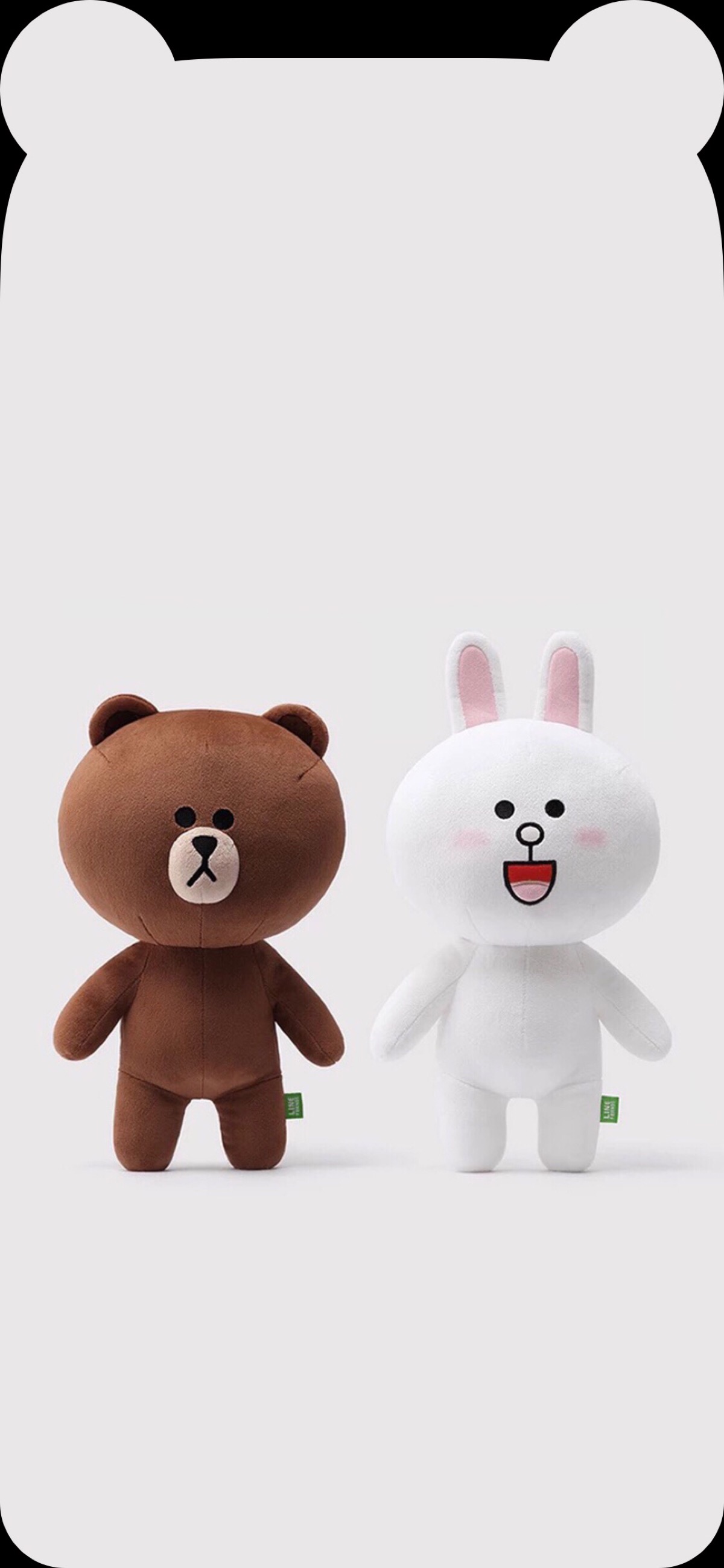 iphonex壁纸 抱图请留赞 line friends