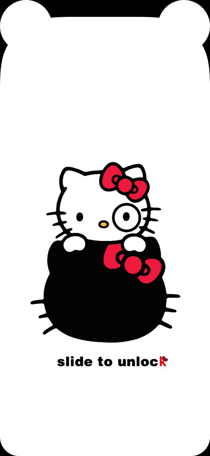 iphonex壁纸 抱图请留赞 hellokitty