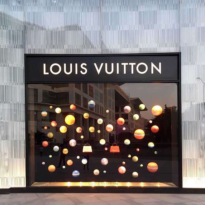 lv 橱窗 陈列