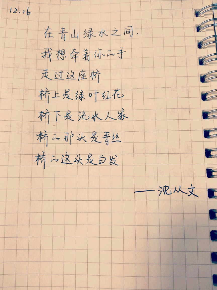 在青山绿水之间,我想牵着你的手