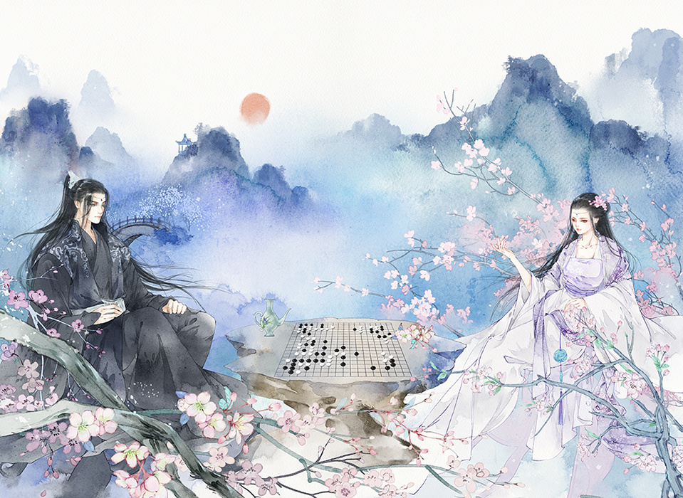 《且试天下》泰文版封面~ 绘师:画措