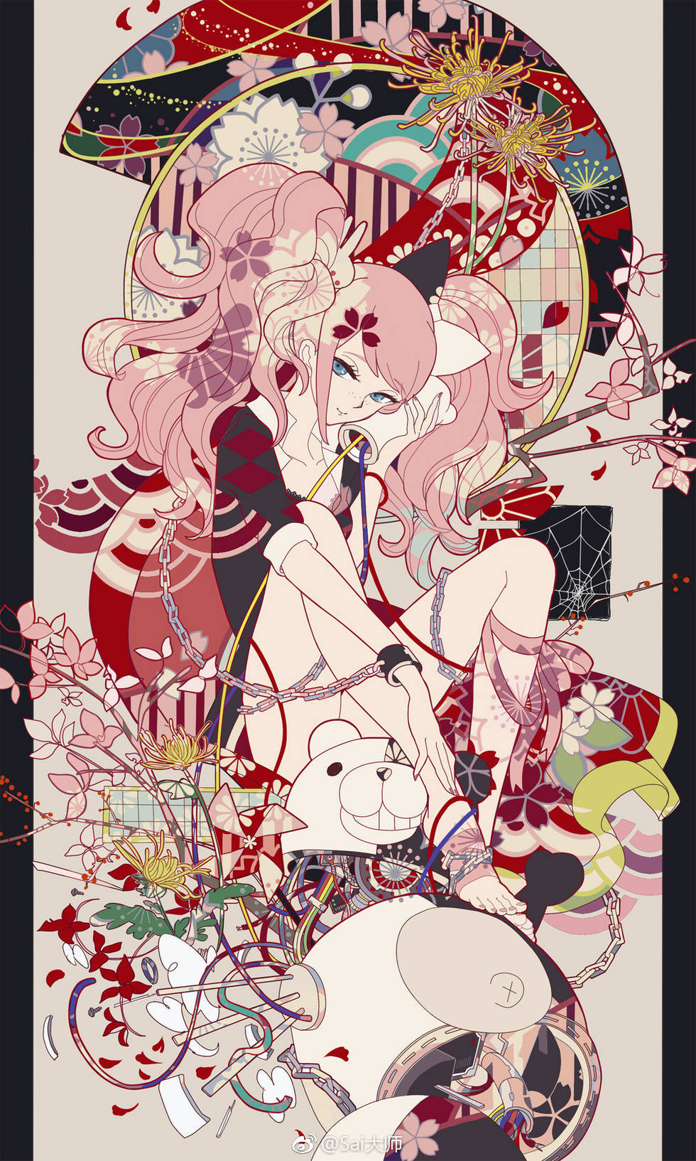 来自日本插画师 ボルボネ #插画艺术作品