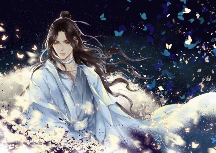 天官赐福 花怜 谢怜  无水印 桌面壁纸  插画  微