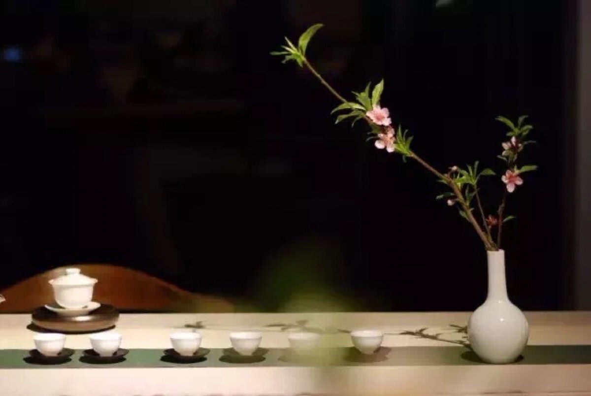 茶席花第一个阶段,带领你找到茶与花之间的关联,把花真正融入到茶席中