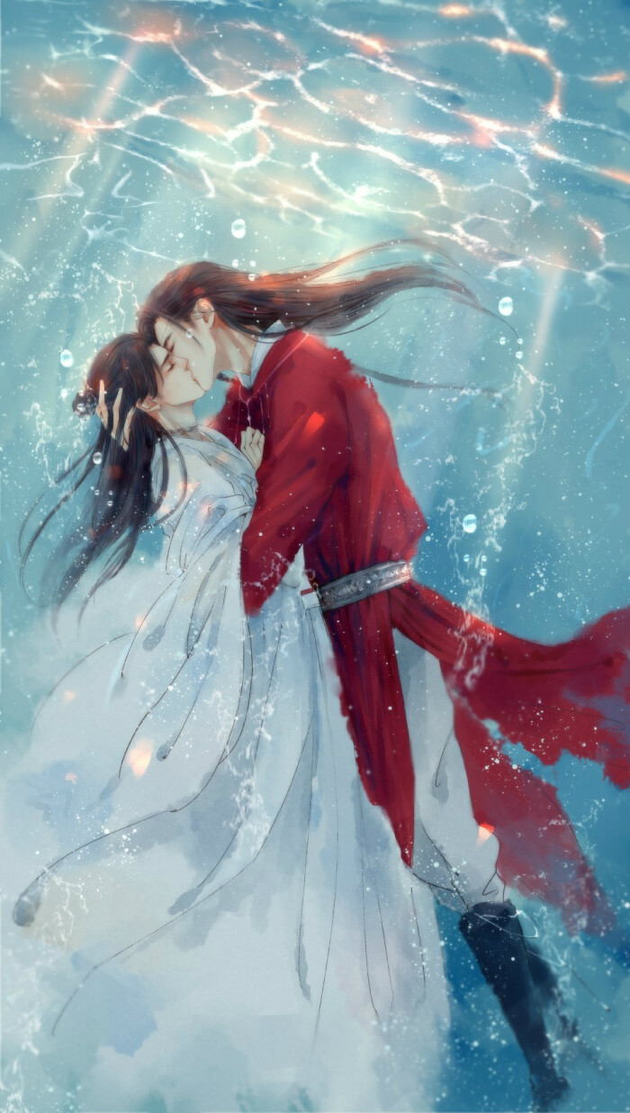 墨香铜臭##天官赐福# 花城 谢怜 绘师:江湖闲客