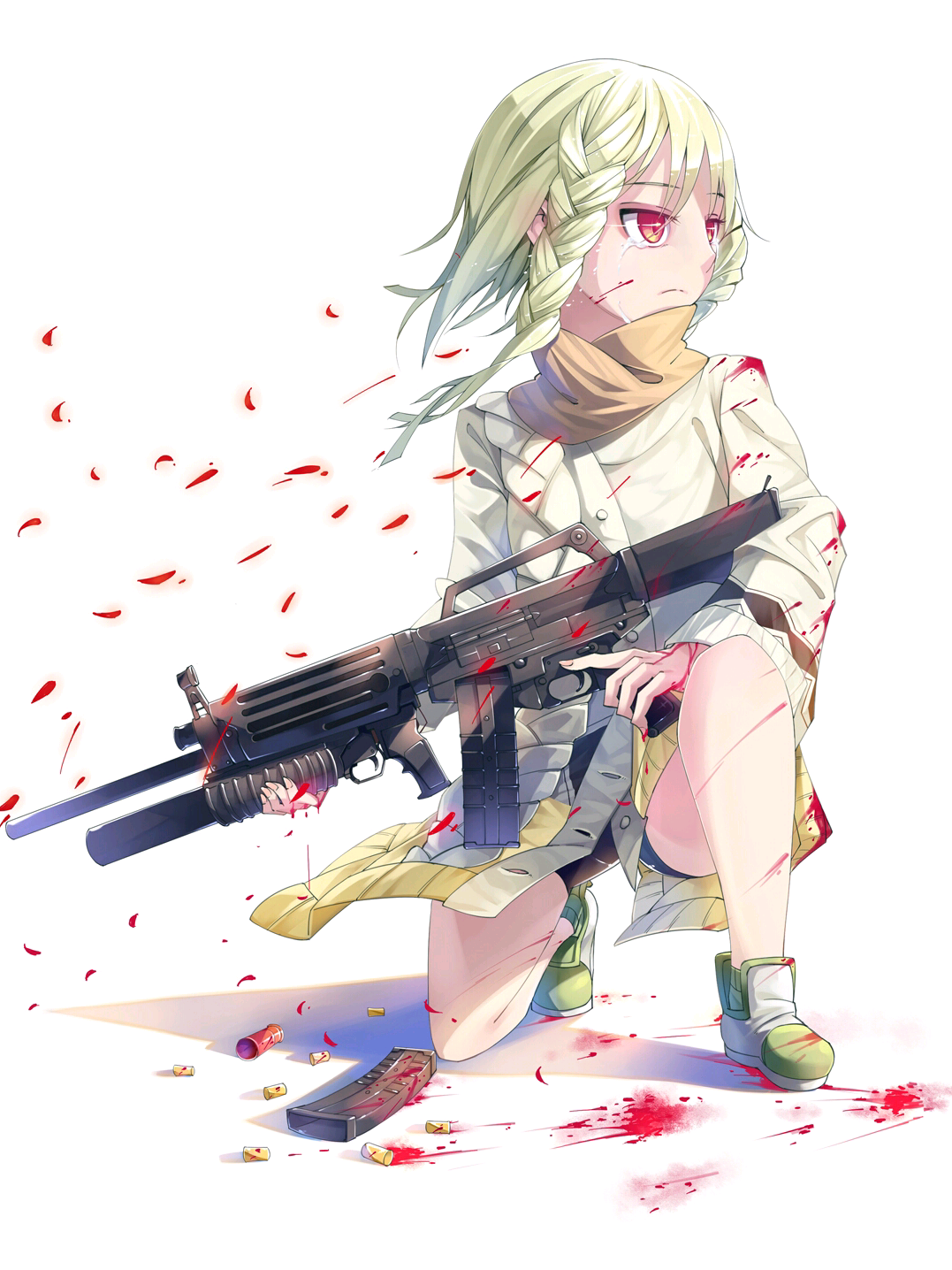枪の女# 动漫 二次元 少女 游戏 唯美