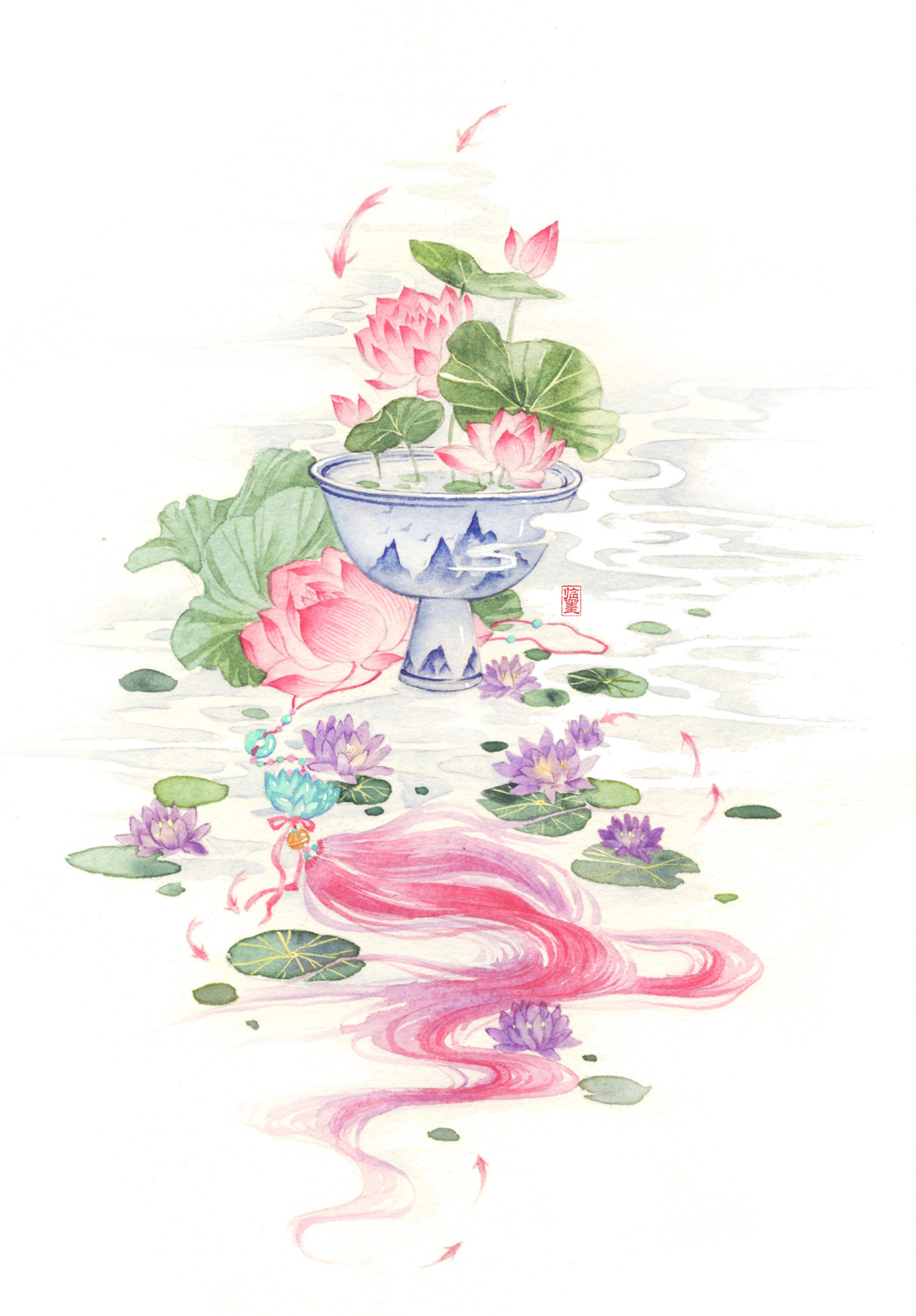 〔 古风水彩素材 〕 作者" 临墨zyz