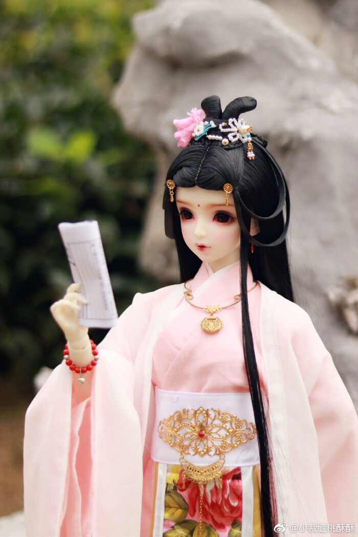 古风美人 sd娃娃 bjd 玩具 人偶 壁纸 萌物