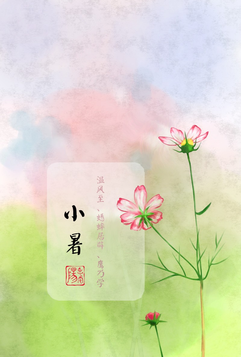 二十四节气插画—小暑