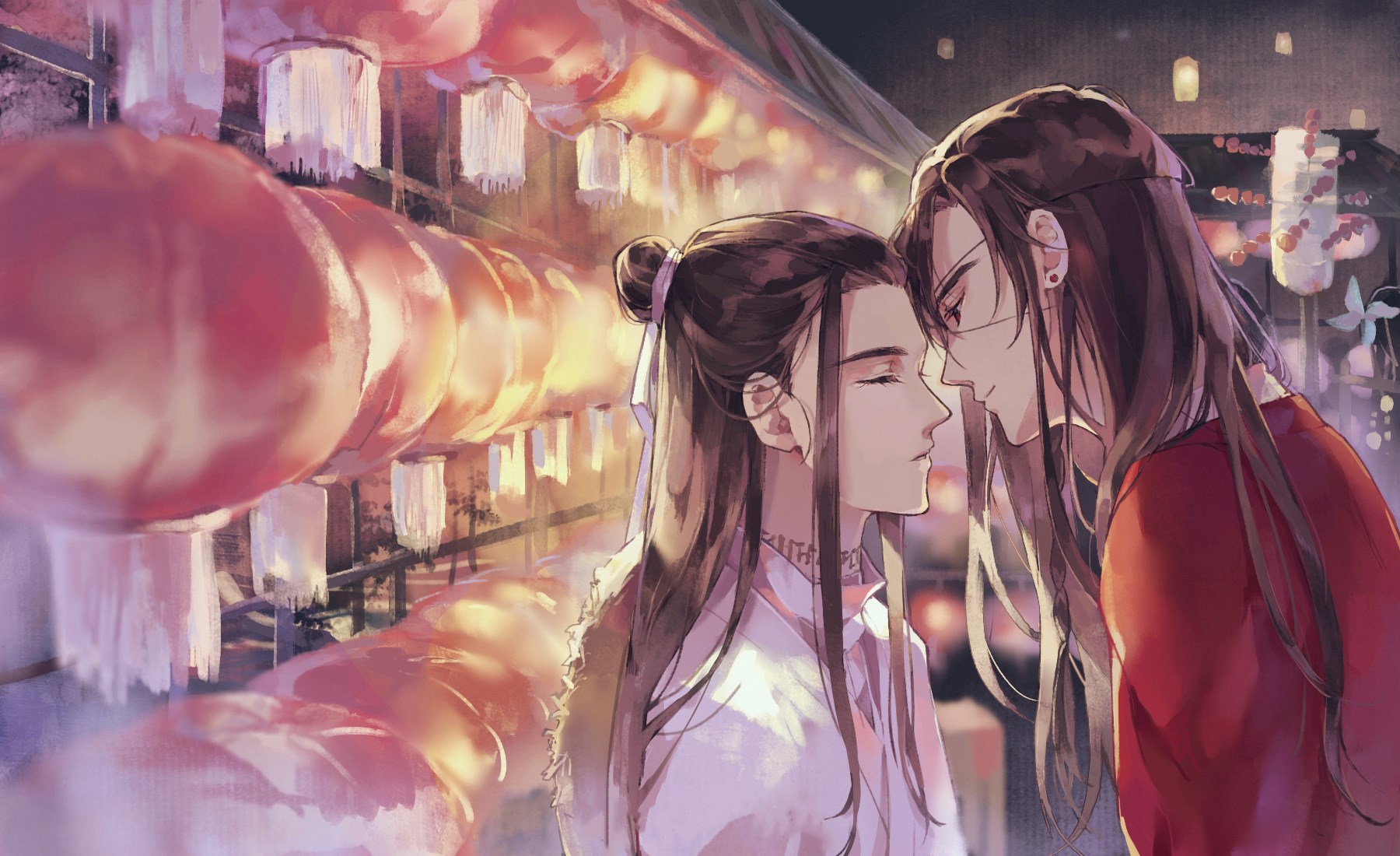 天官赐福# #花怜# 无水印 桌面壁纸 微博作者:博斯藤壶