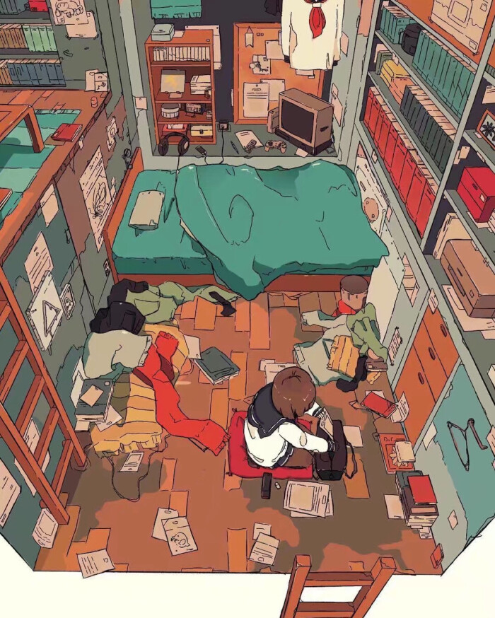 【搬运】daisukerichard大师的插画作品集.很戳胃口.