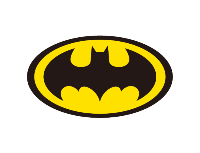 蝙蝠侠(batman)标志矢量图