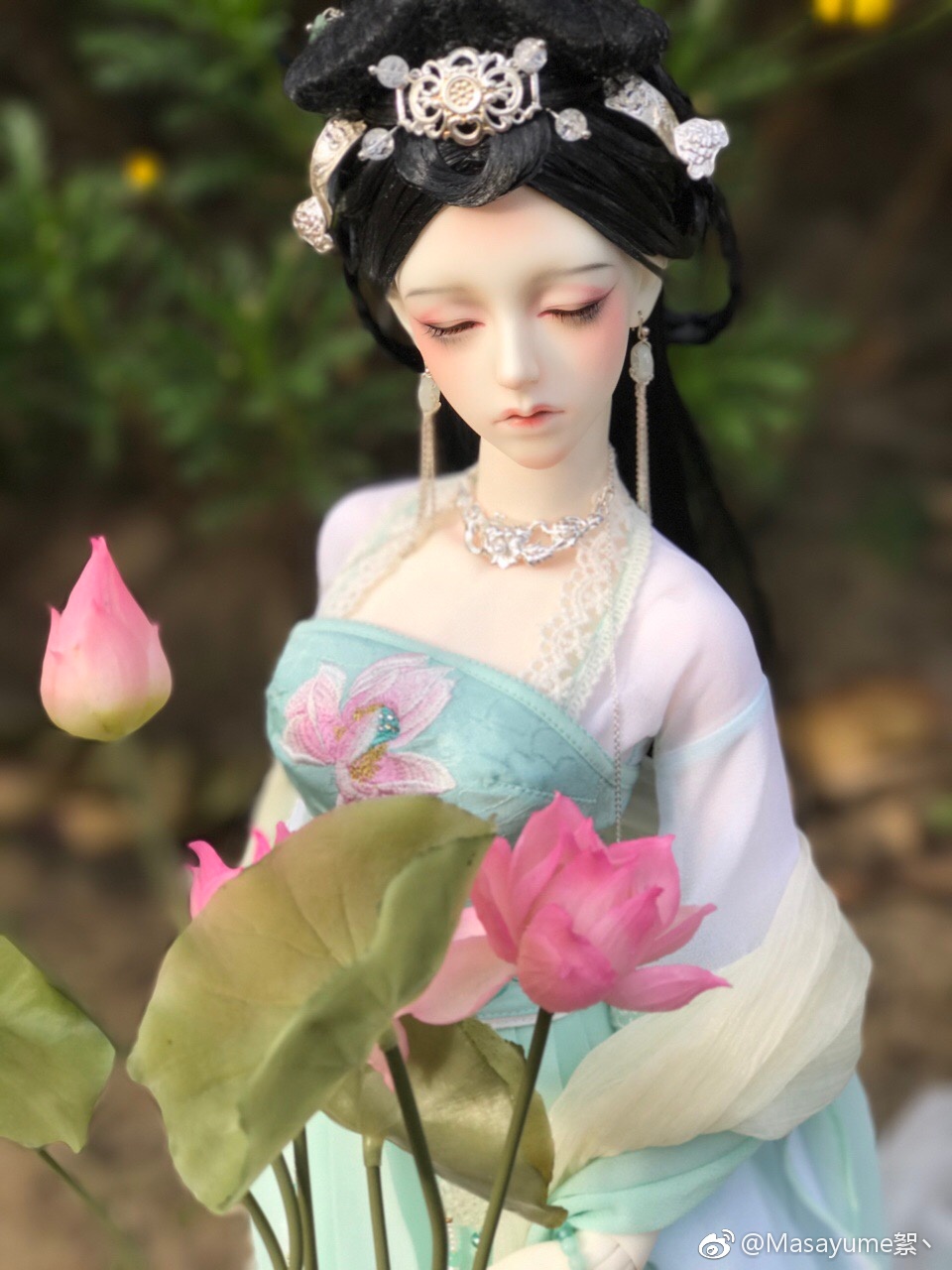 古风美人 sd娃娃 bjd 玩具 人偶 壁纸 萌物