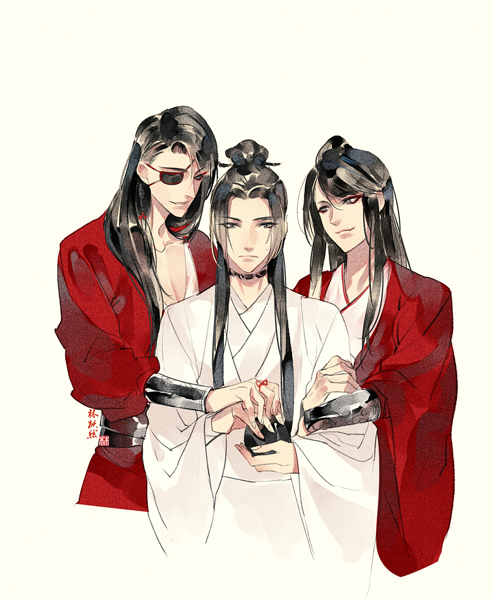 天官赐福〕林跃然 绘