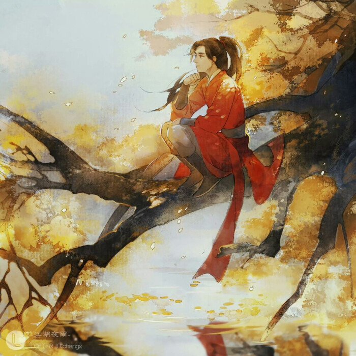 古风 壁纸开封奇谈 展昭 程潜@-江湖夜雨