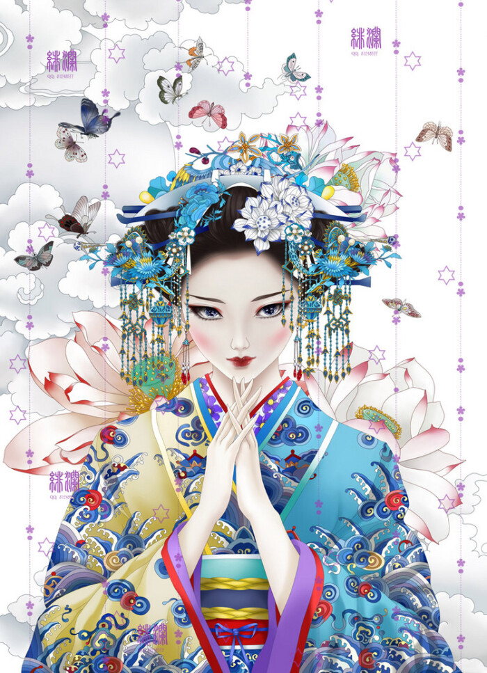 【古风美人】#恋姬# 绯澜作品
