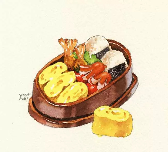 【水彩美食插画】作者:日本插画师:大崎吉之