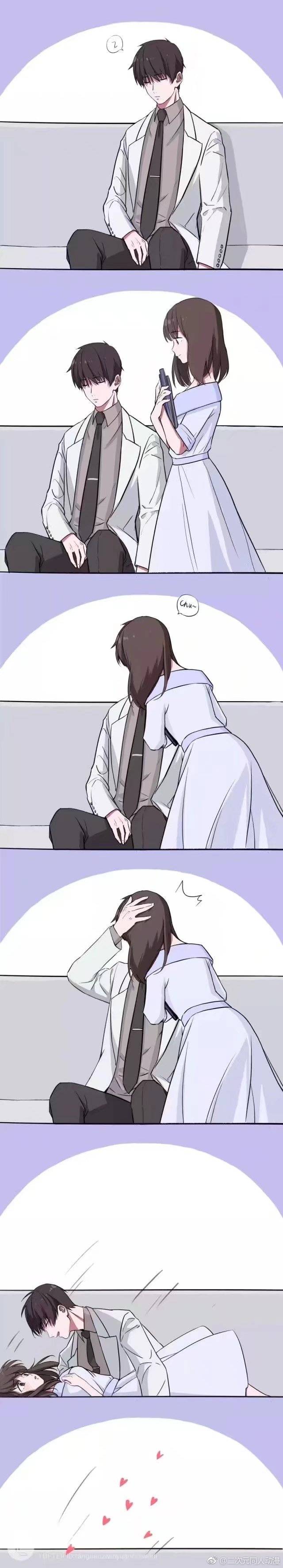 四个人给亲亲的反应恋与制作人 美图摄影 图像 头像男 漫画 壁纸