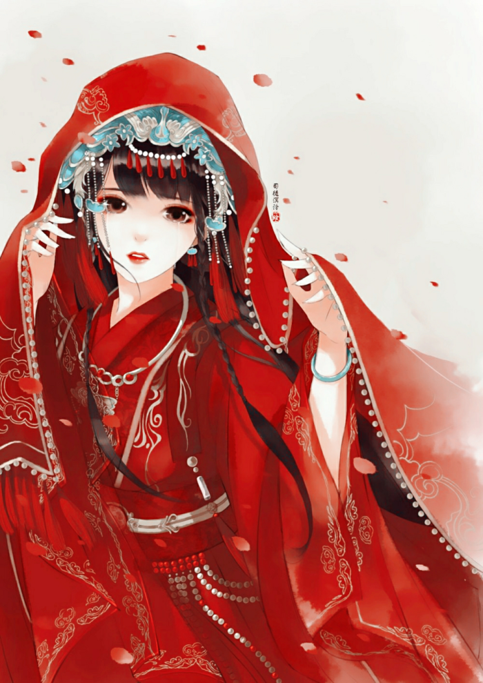 t^t喜欢的抱走,古风 红衣 壁纸 插画 妖孽 美女 剑三