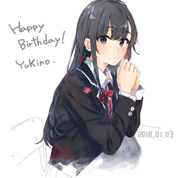 雪之下雪乃诞生日 ⑧神贺图