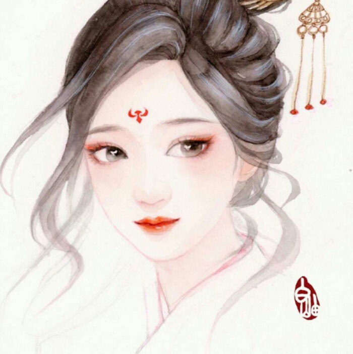 【古韵】古风古装美人卡通动漫头像 大部分自截,喜欢收藏下吧.