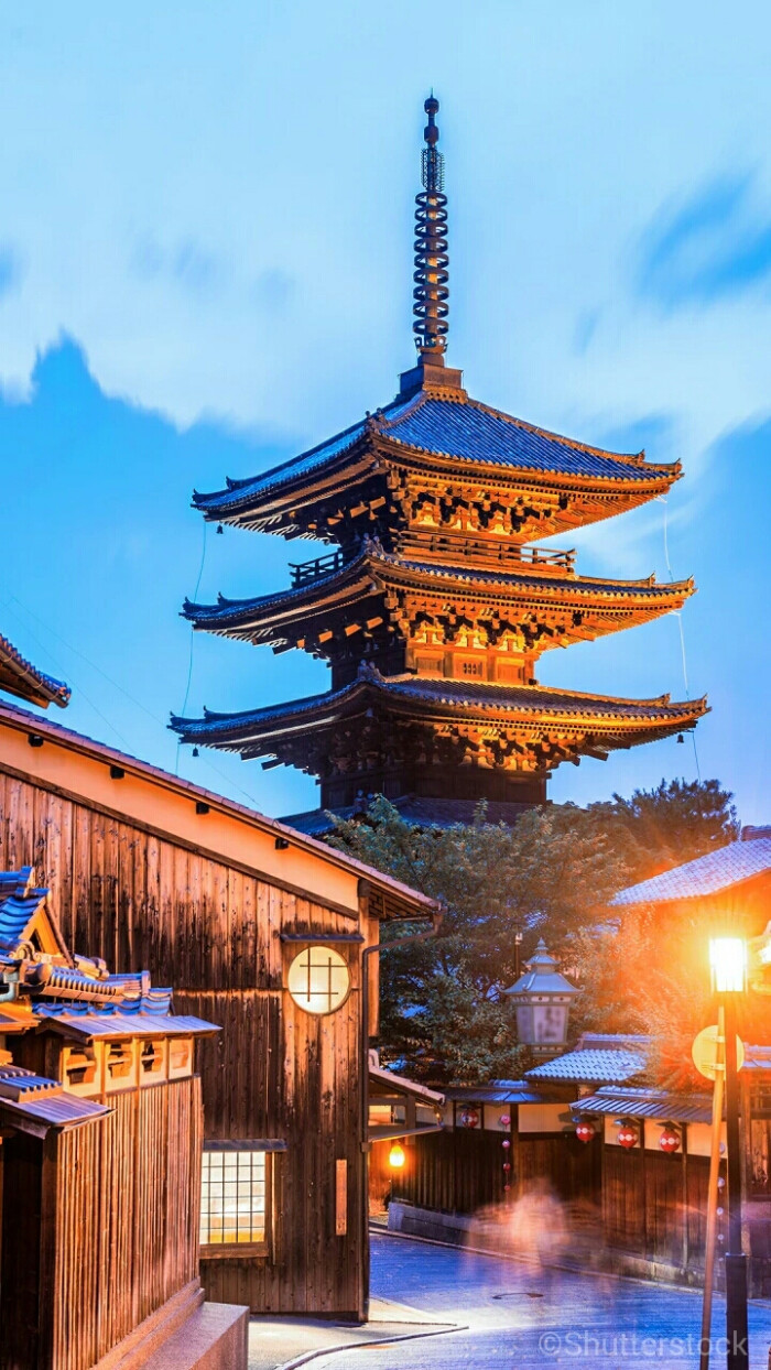 京都著名的五重塔便是唐朝时日本学习模仿大唐建筑的产物