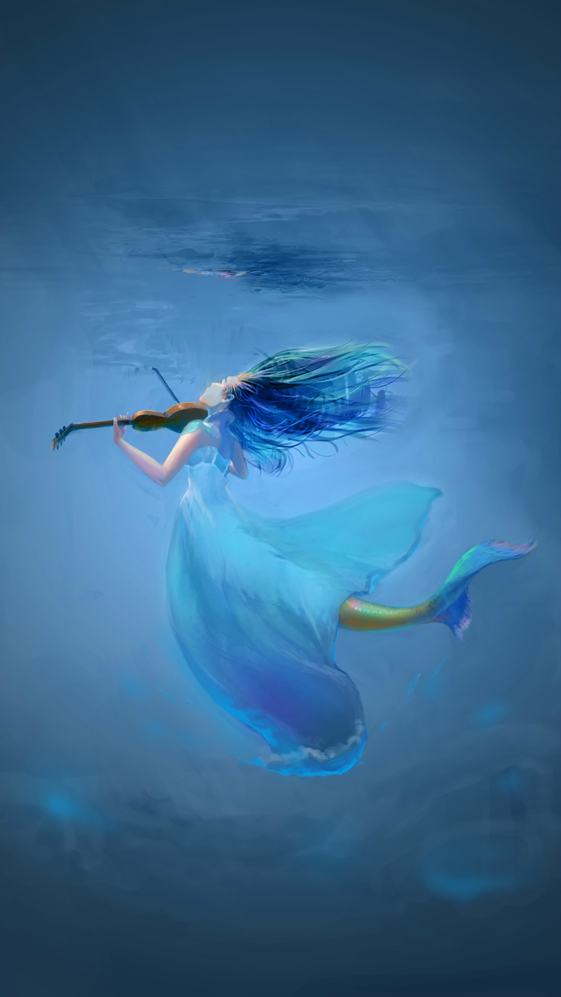 《美人鱼》|插画|插画习作|linkocg   