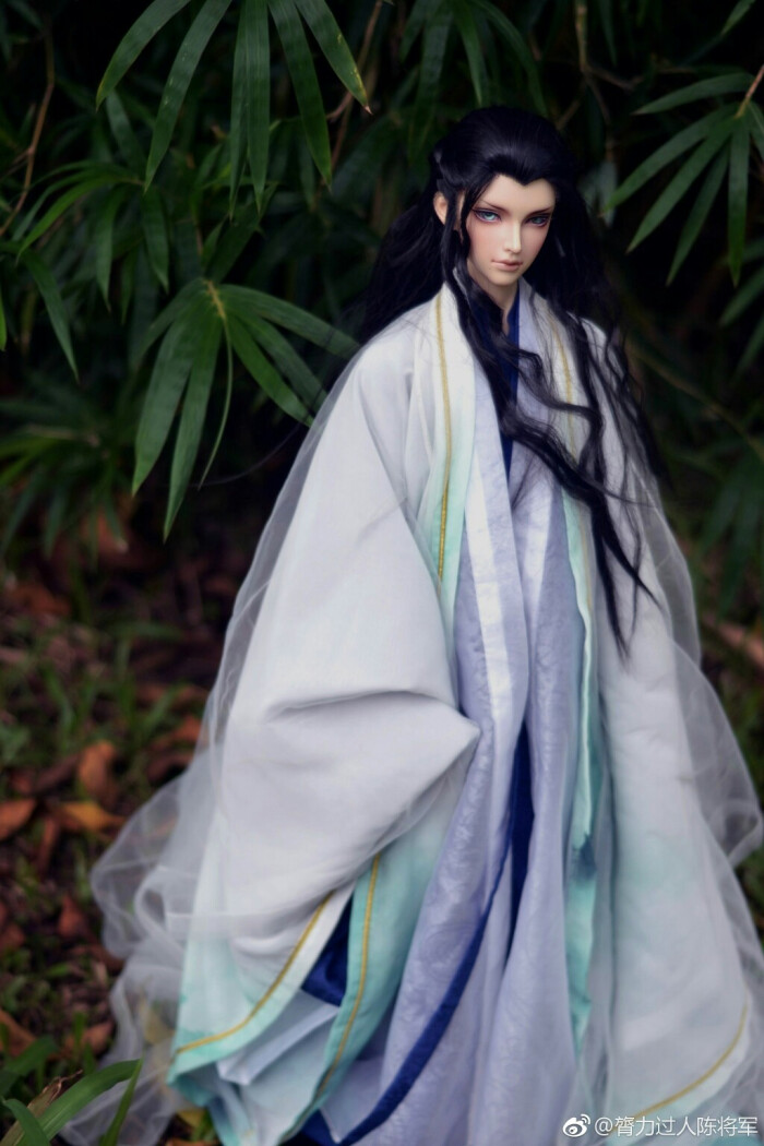 白纠·字修宜〕古风妖孽 美男 sd娃娃 bjd 玩具 人偶 壁纸 萌物