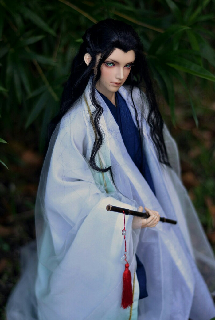 白纠·字修宜〕古风妖孽 美男 sd娃娃 bjd 玩具 人偶 壁纸 萌物