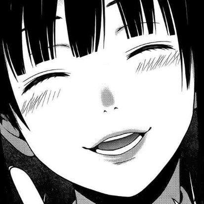当神已无能为力,那便是魔渡众生.黑白,漫画,头像,二次元.