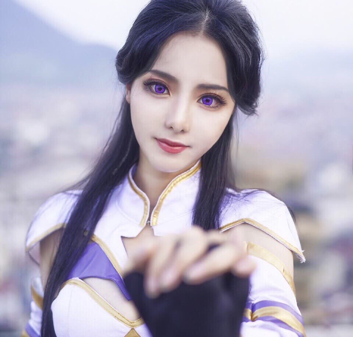 至尊宝紫霞仙子真人cos 二次元情头