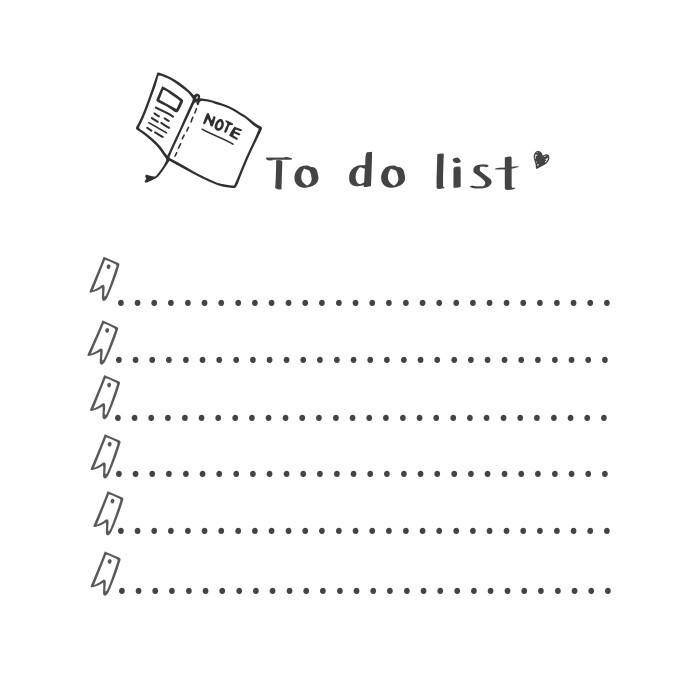 【手账素材】to do list & notes~~寒一收集